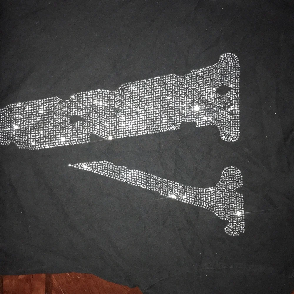 rhinestone vlone shirt selling it because I have a closet of vlone pieces - Picture 1 of 2